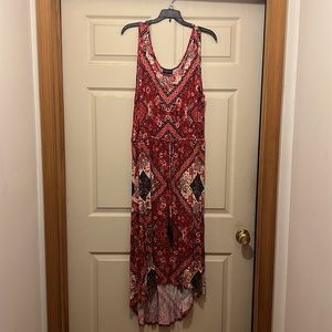 Asymmetrical Midi Dress